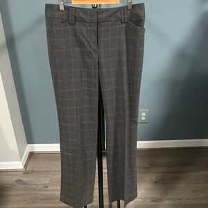 Ann Taylor Gray Plaid Women's Pants